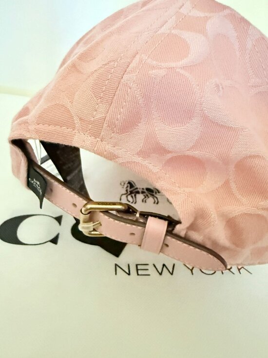 coach Signature Denim Baseball Hat cfg30 main image 4